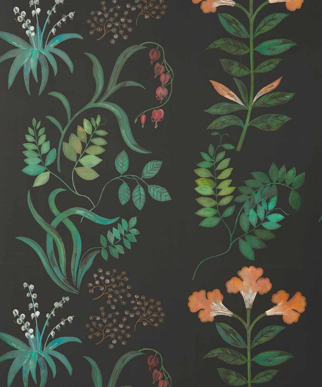 Botanical Stripe- WP Wallcovering by Liberty of London - Jade