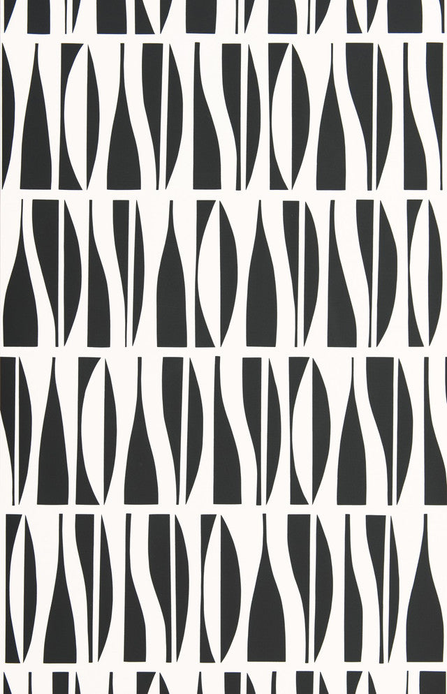 Bottles Wallcovering by MissPrint - Black and White