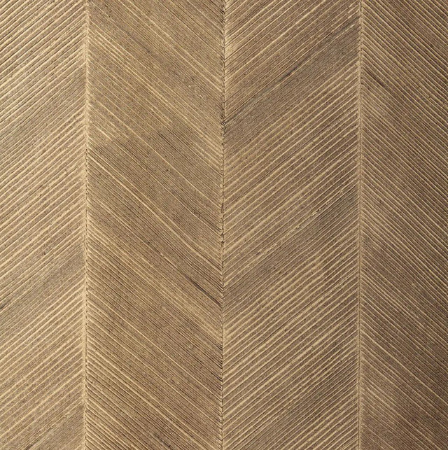 Chevron Texture Wallcovering by Schumacher - Sable