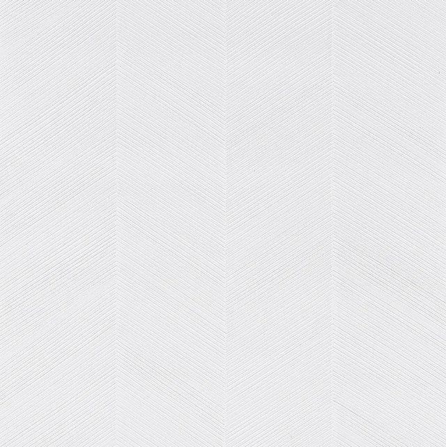 Chevron Texture Wallcovering by Schumacher - White