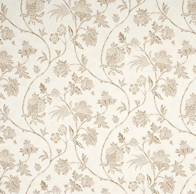 Chinoiserie Vine Wallcovering by Schumacher - Neutral