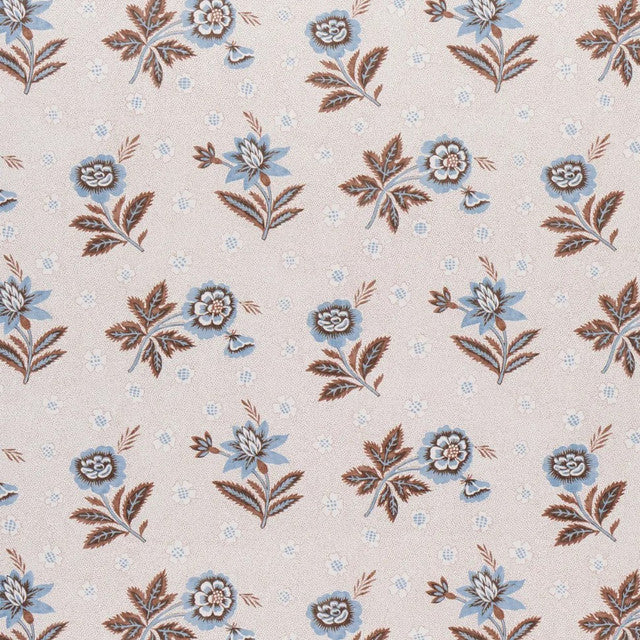 Colline Wallcovering by Schumacher - Delft & Sepia