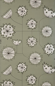 Dandelion Mobile Wallcovering by MissPrint - French Grey WIth White