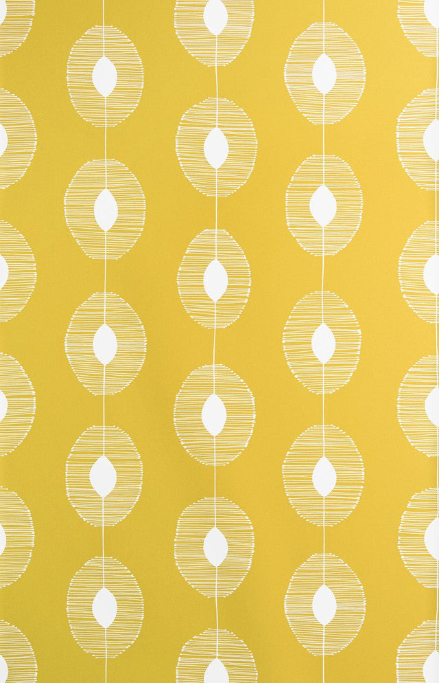 Dewdrops Wallcovering by MissPrint - Citron