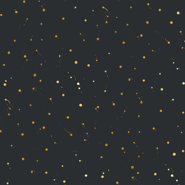 Dripped Wallcovering by Merenda Wallpaper - Gold Ink