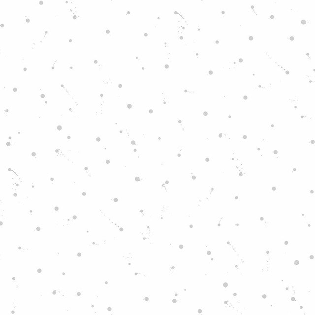 Dripped Wallcovering by Merenda Wallpaper - Silver Ink