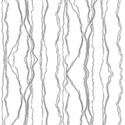 Fault Lines Wallcovering by Merenda Wallpaper - Black