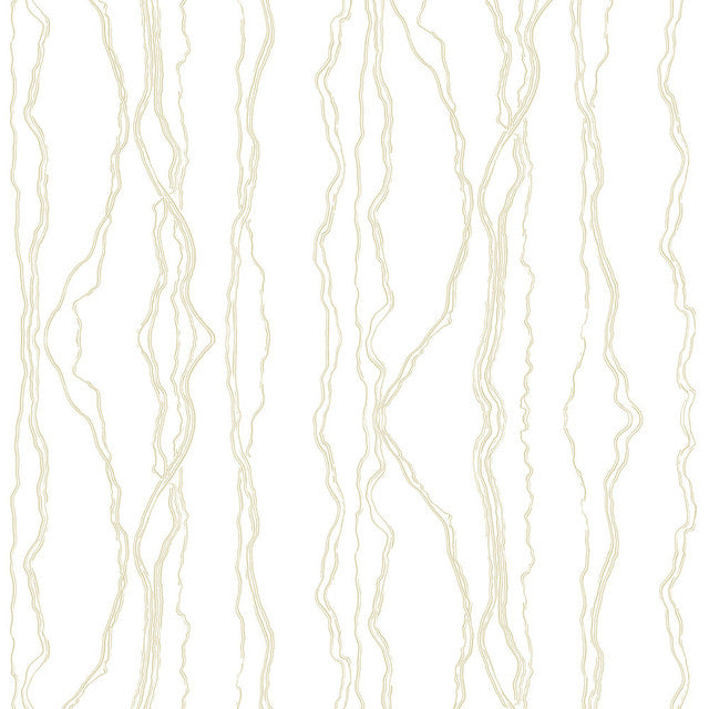 Fault Lines Wallcovering by Merenda Wallpaper - Sand