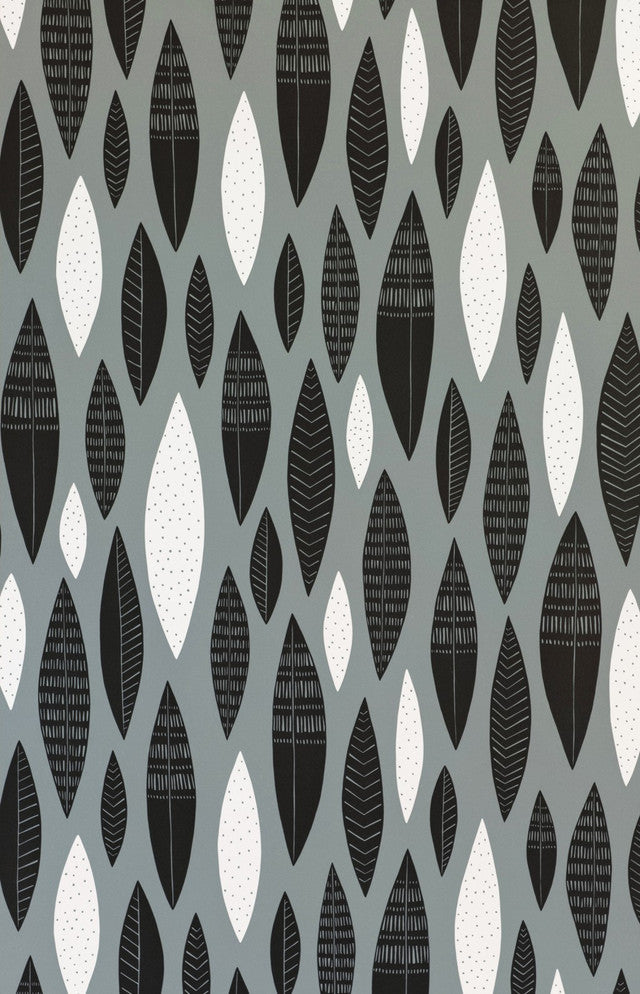 Five Feathers Wallcovering by MissPrint - Cadet