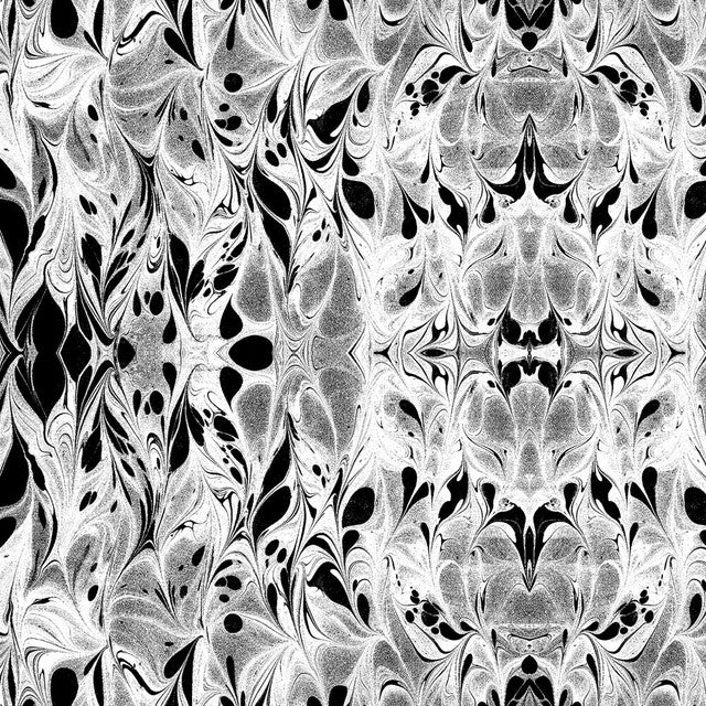 Fluid Wallcovering by Merenda Wallpaper - Black and White