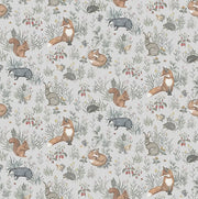 Forest Friends Mural Wallcovering by Schumacher - Multi