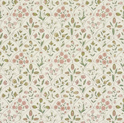 Frances Scallop Floral Wallcovering by Schumacher - Petal