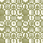 Fruktlåda Wallcovering by Schumacher - Olive