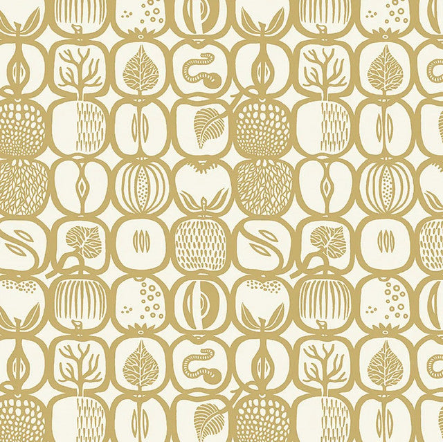 Fruktlåda Wallcovering by Schumacher - Ochre