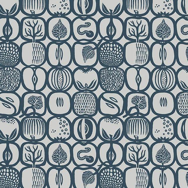 Fruktlåda Wallcovering by Schumacher - Slate