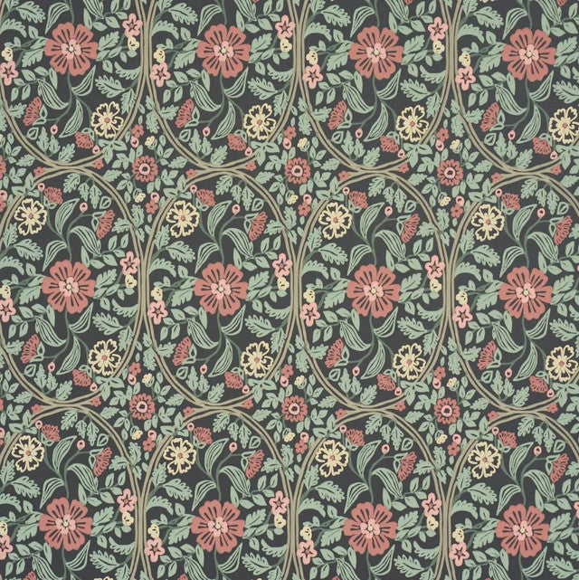 Garden Guild Wallcovering by Schumacher - Midnight