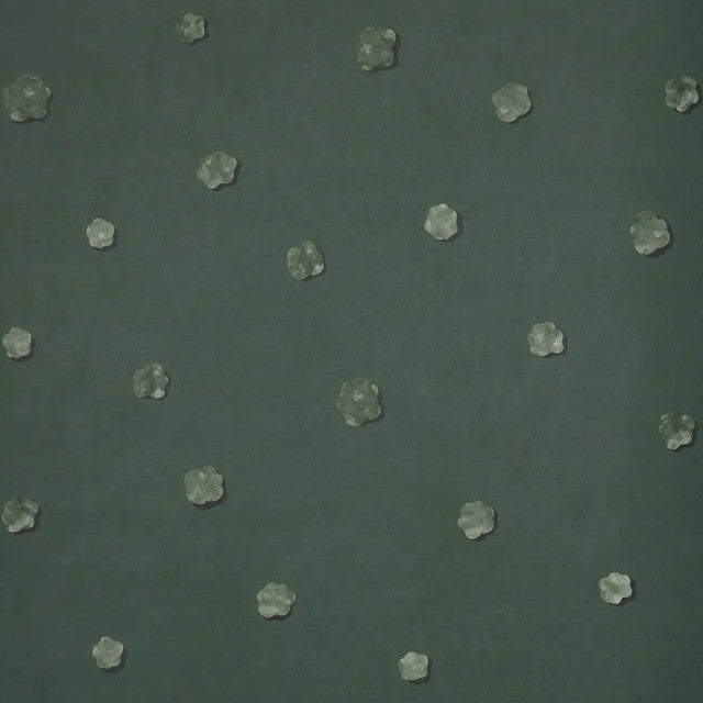 Heavenly Bodies Wallcovering by Schumacher - Deep Green