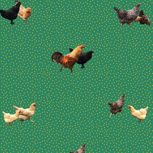 Helen's Yard Wallcovering by Merenda Wallpaper - Green