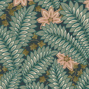 Hidden Ivy Wallcovering by Schumacher - Spruce