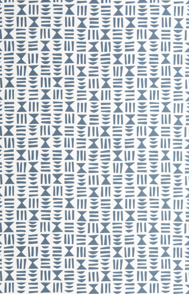 Hieroglyph Wallcovering by MissPrint - Denim
