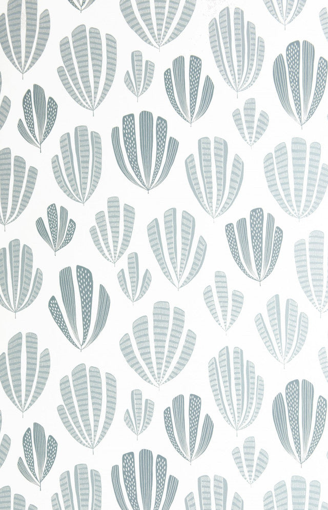 Hoja Wallcovering by MissPrint - Mornig Mist