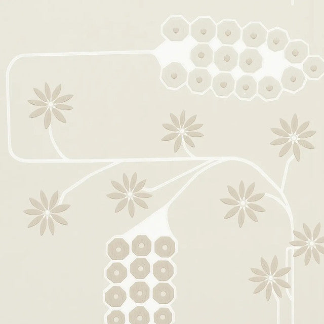 Hollywood Grape Wallcovering by Schumacher - Gesso