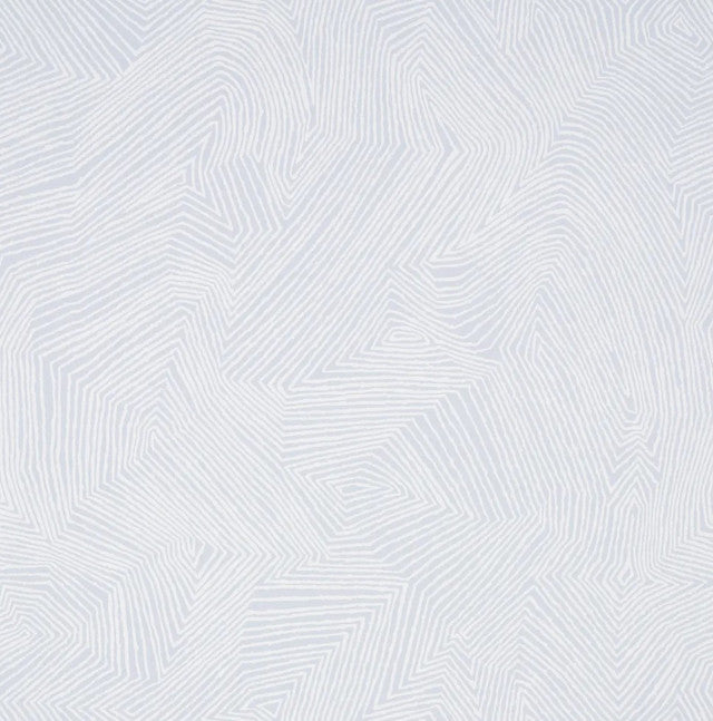 Labrynth Grand Wallcovering by Schumacher - Sky