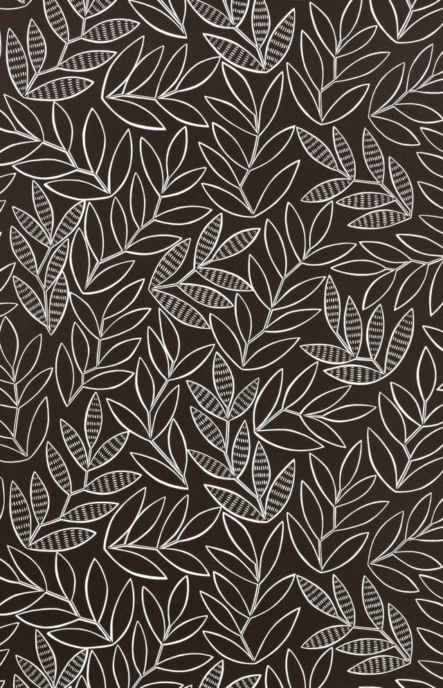 Laurus Wallcovering by MissPrint - Ebony