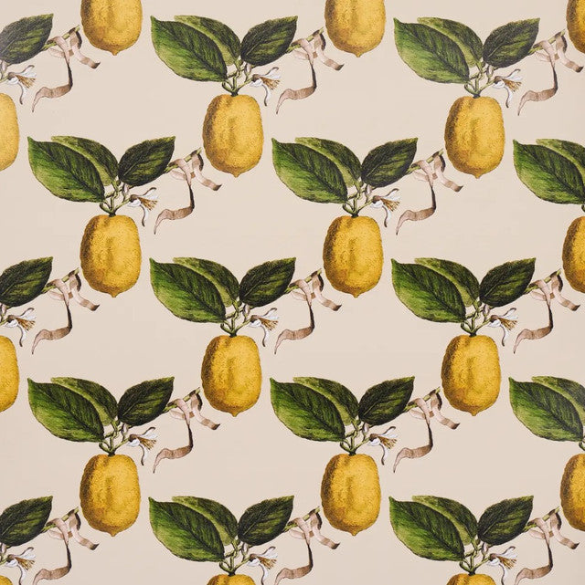 Le Citron Wallcovering by Schumacher - Natural