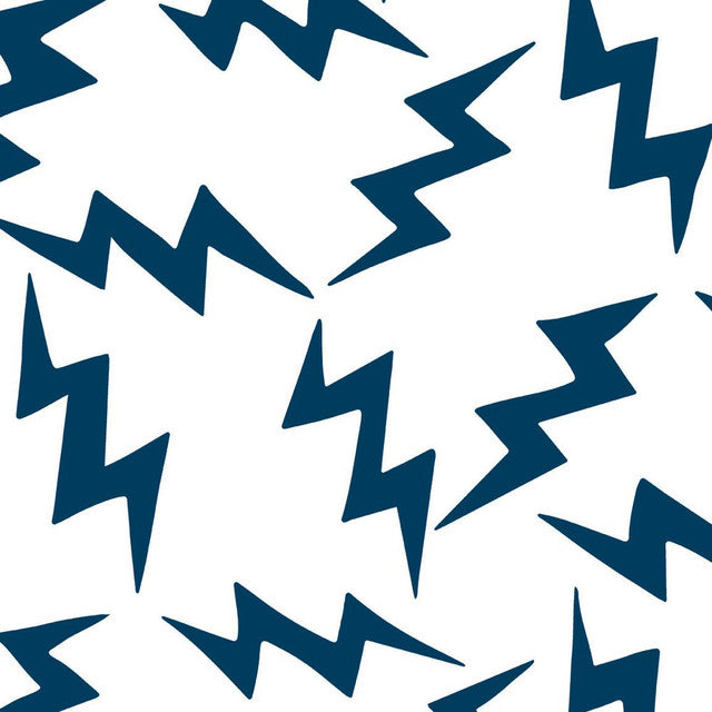 Lightning Wallcovering by Merenda Wallpaper - Quicksilver