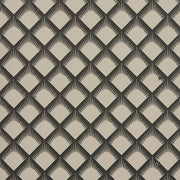 Maize Wallcovering by Schumacher - Black & Cream
