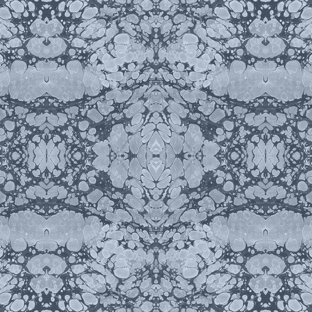 Marble Tile 1 Wallcovering by The Vale London - Pebble