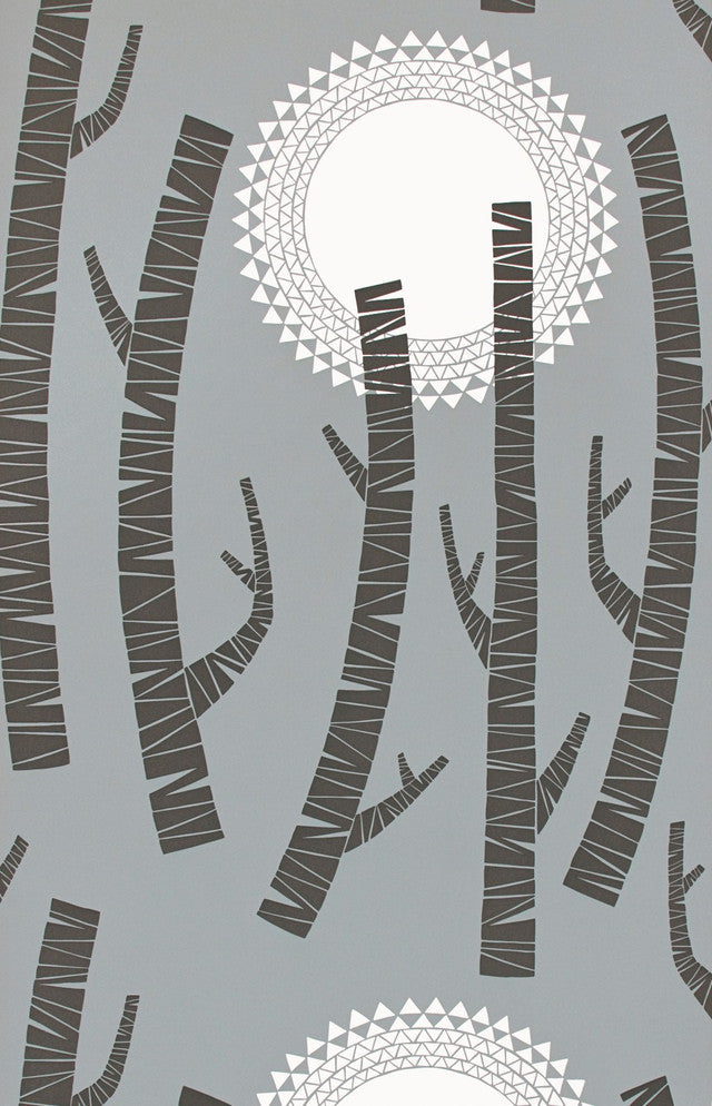 MissPrint Woods Wallcovering by MissPrint - Twilight
