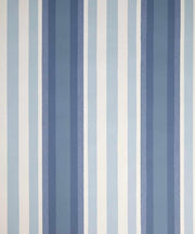 Obi Stripe Wallcovering by Liberty of London - Lapis