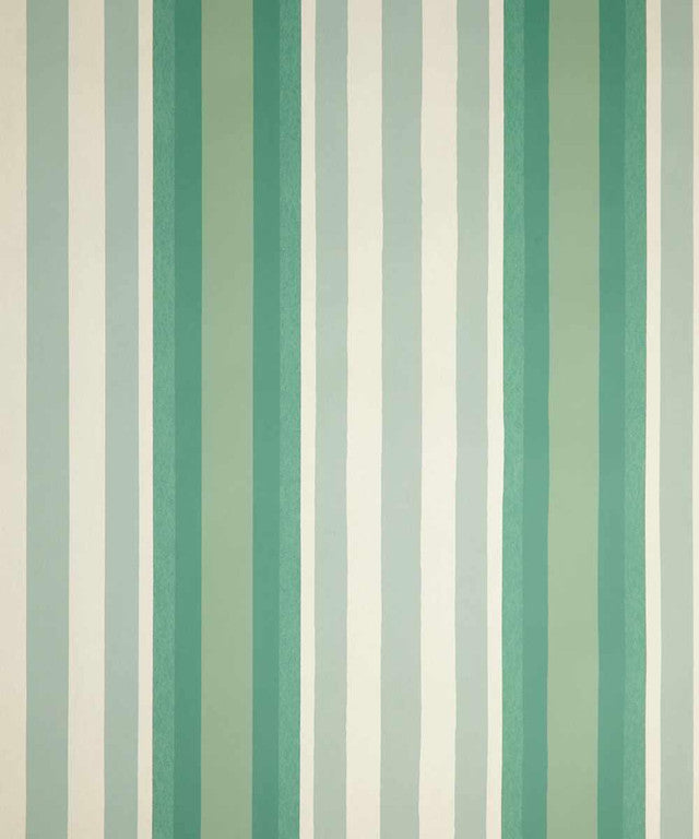 Obi Stripe Wallcovering by Liberty of London - Jade
