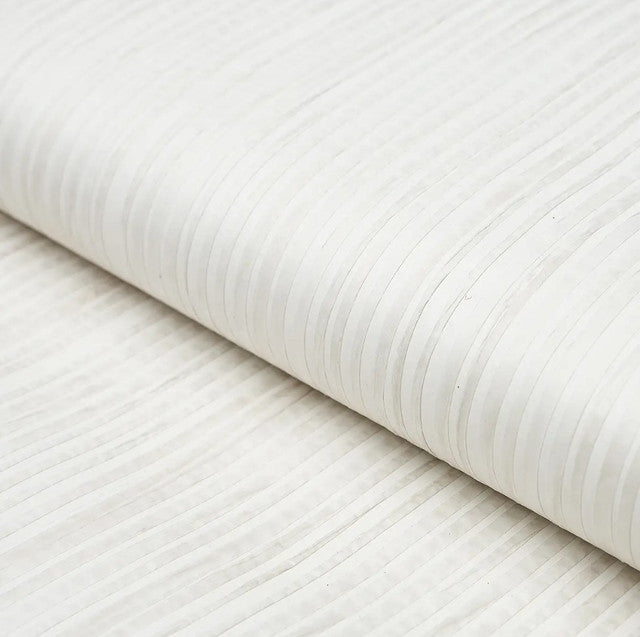 Paper Stripe Wallcovering by Schumacher - White