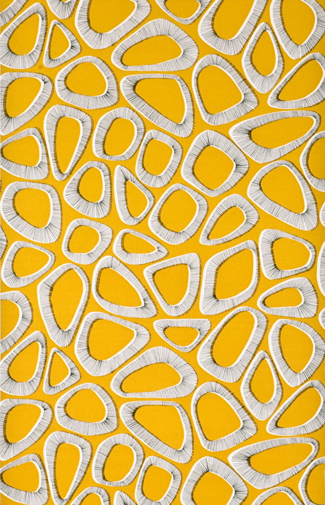 Pebbles Wallcovering by MissPrint - Canary
