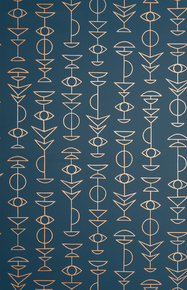 Pendulum Wallcovering by MissPrint - Deep Sea