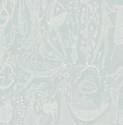 Poeme D'Amour Wallcovering by Schumacher - Mineral