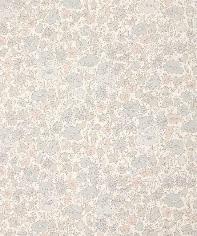 Poppy Meadowfield WP Wallcovering by Liberty of London - Pewter
