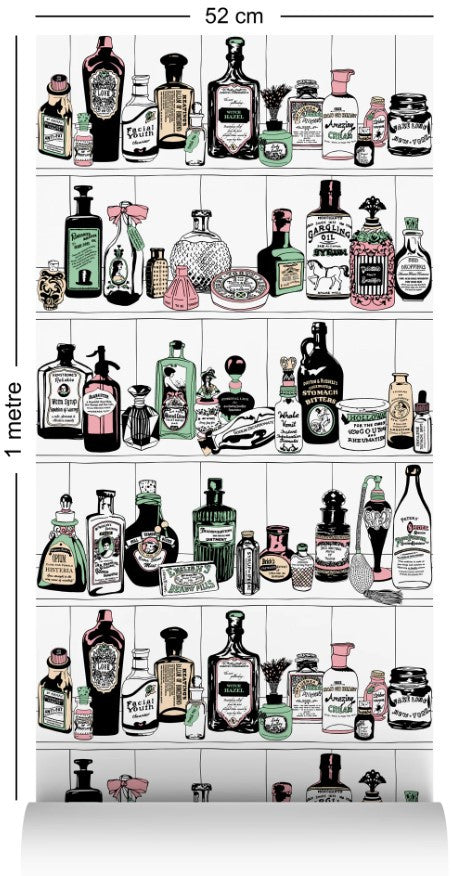 Potions Wallcovering by Dupenny - Powder Room