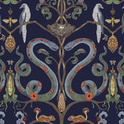 Snake Party 2.0 Wallcovering by Merenda Wallpaper - Morris