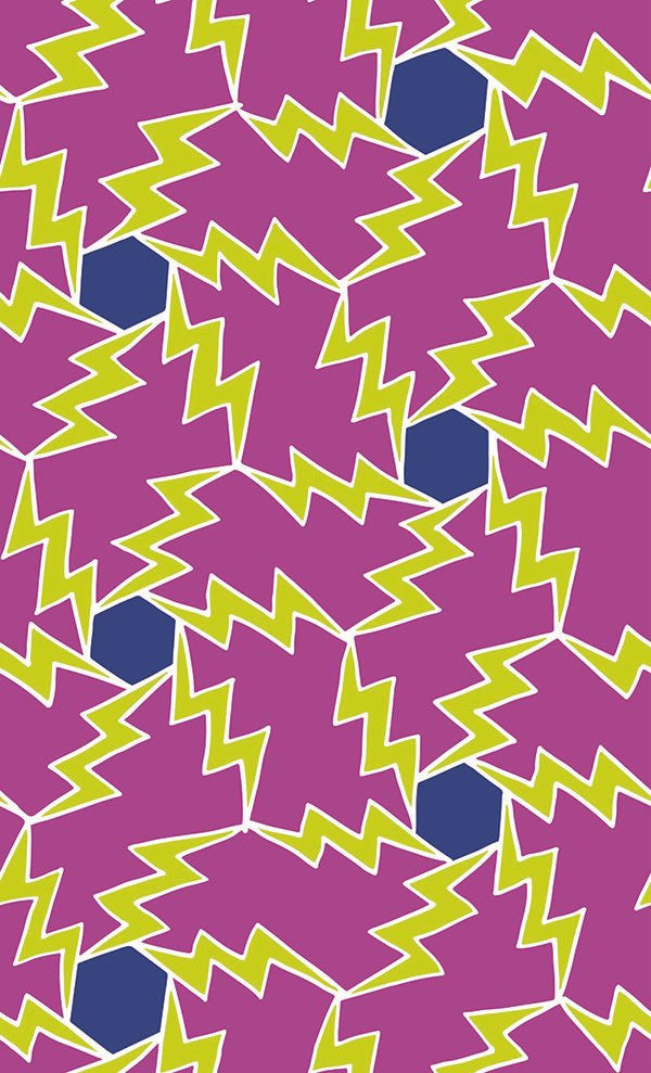 Thunder Wallcovering by Merenda Wallpaper - Cyndi Lauper