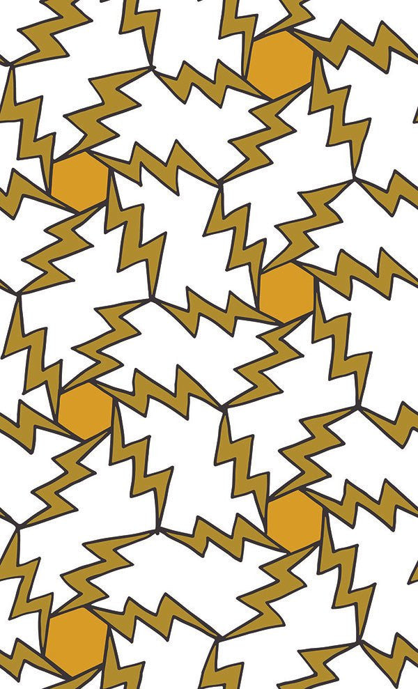 Thunder Wallcovering by Merenda Wallpaper - Electro