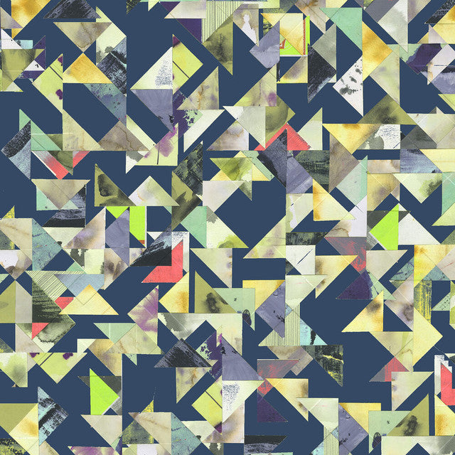 Trade Routes Wallcovering by Merenda Wallpaper - Navy