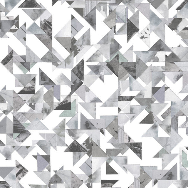 Trade Routes Wallcovering by Merenda Wallpaper - Grey