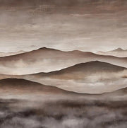 Twilight Landscape Mural Wallcovering by Schumacher - Neutral