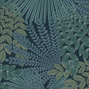 Velvet Leaves Wallcovering by Schumacher - Spruce & Blue
