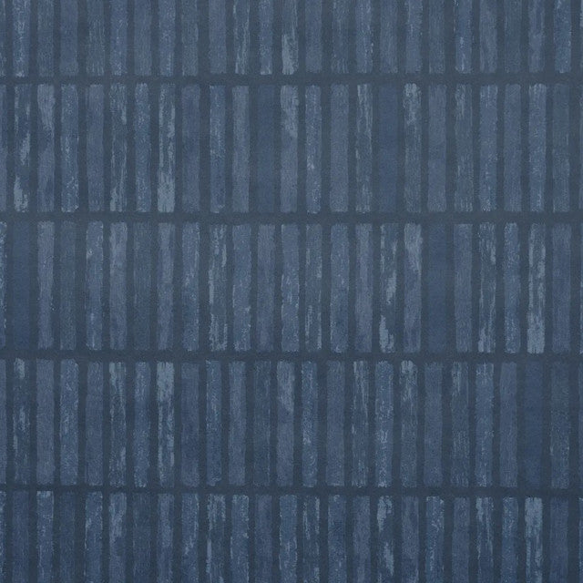 Wabi-Sabi Wallcovering by Schumacher - Dark Blue