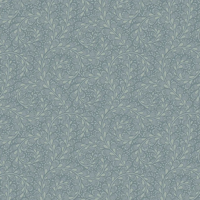 Wild Ferns Wallcovering by Schumacher - Blue